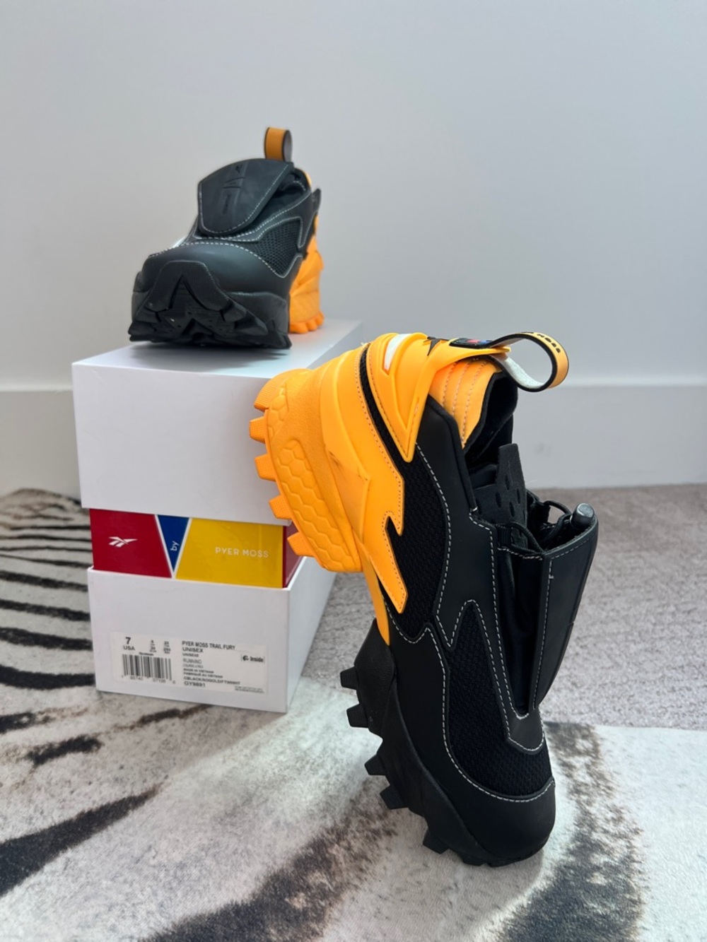 Reebok x Pyer Moss Sneakers in Black & Orange